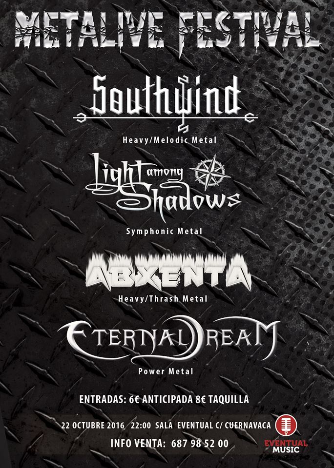 SOUTHWIND + LIGHT AMONG SHADOWS + ABXENTA + ETERNAL DREAM